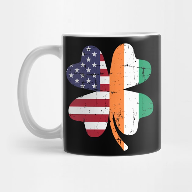 Shamrock USA Ireland St. Patrick's day by Designzz